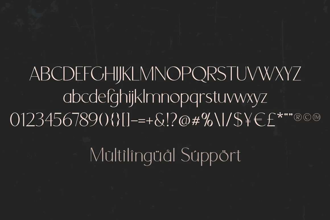 Orchid Sans Serif Font Family