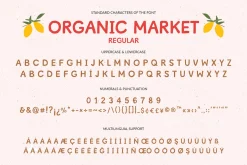 Organic Market Handmade Font