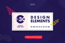 Organic shapes bundle