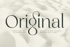Original - Classy Branding Font