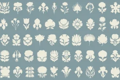 Ornamental Bloom: 100 Illustrations