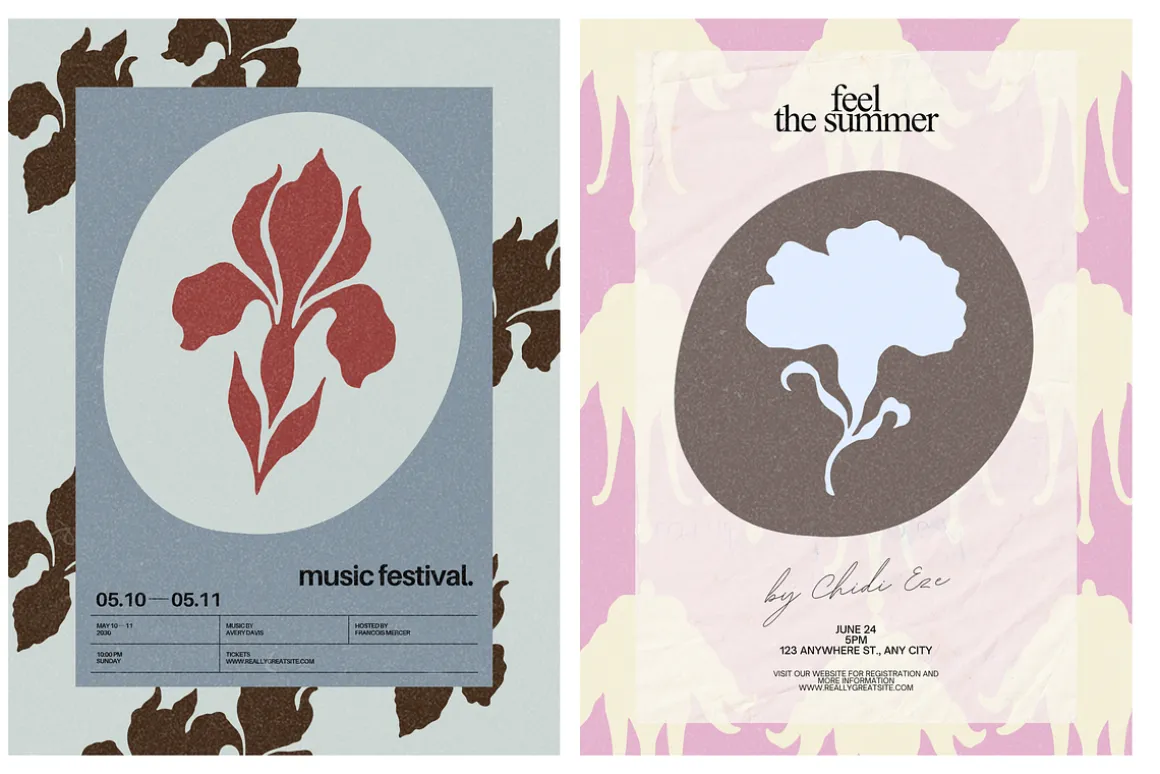 Ornamental Bloom: 100 Illustrations