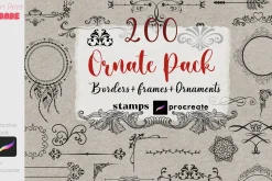 Ornate Stamp Design Kit Frame Border