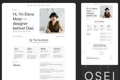 Osei Portfolio Framer Template