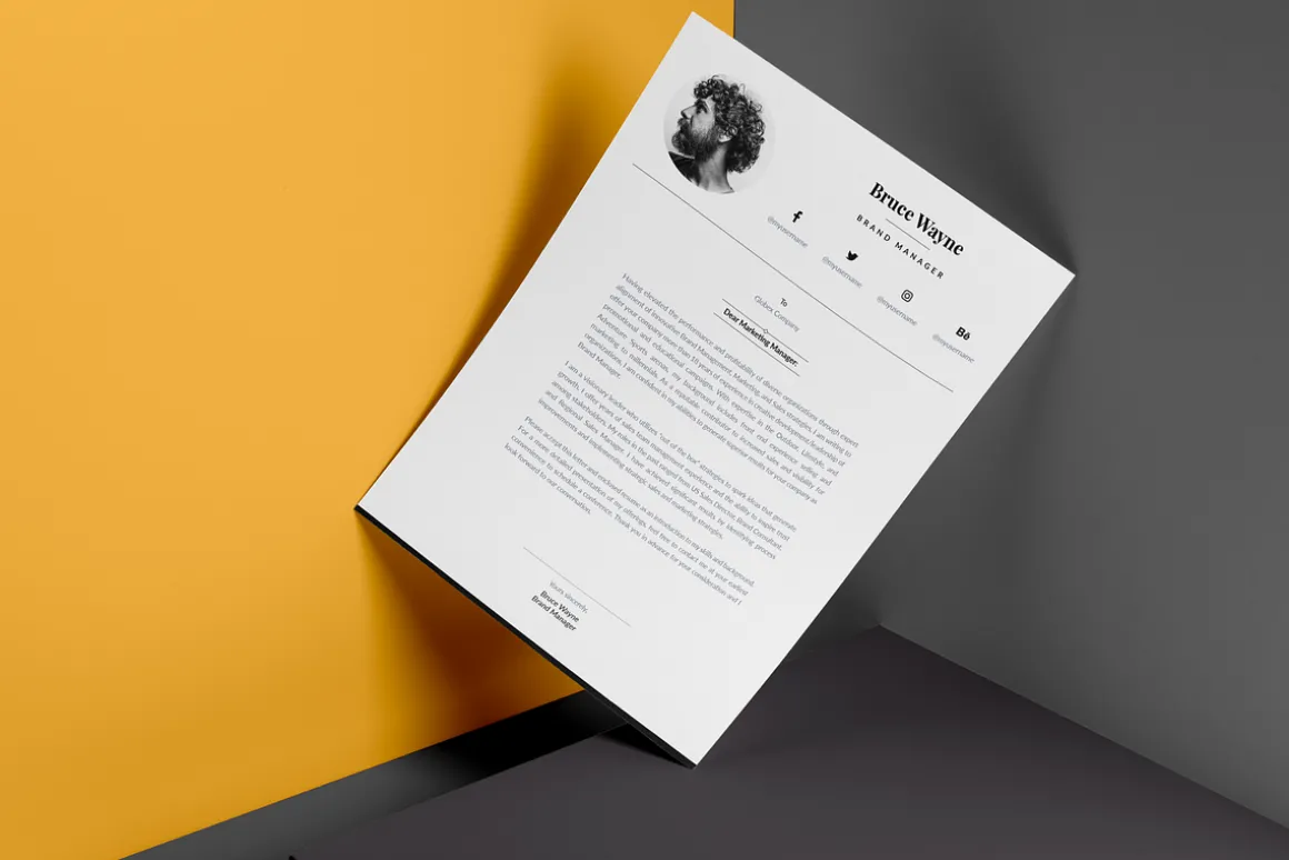 Otto Resume + Cover Letter Template