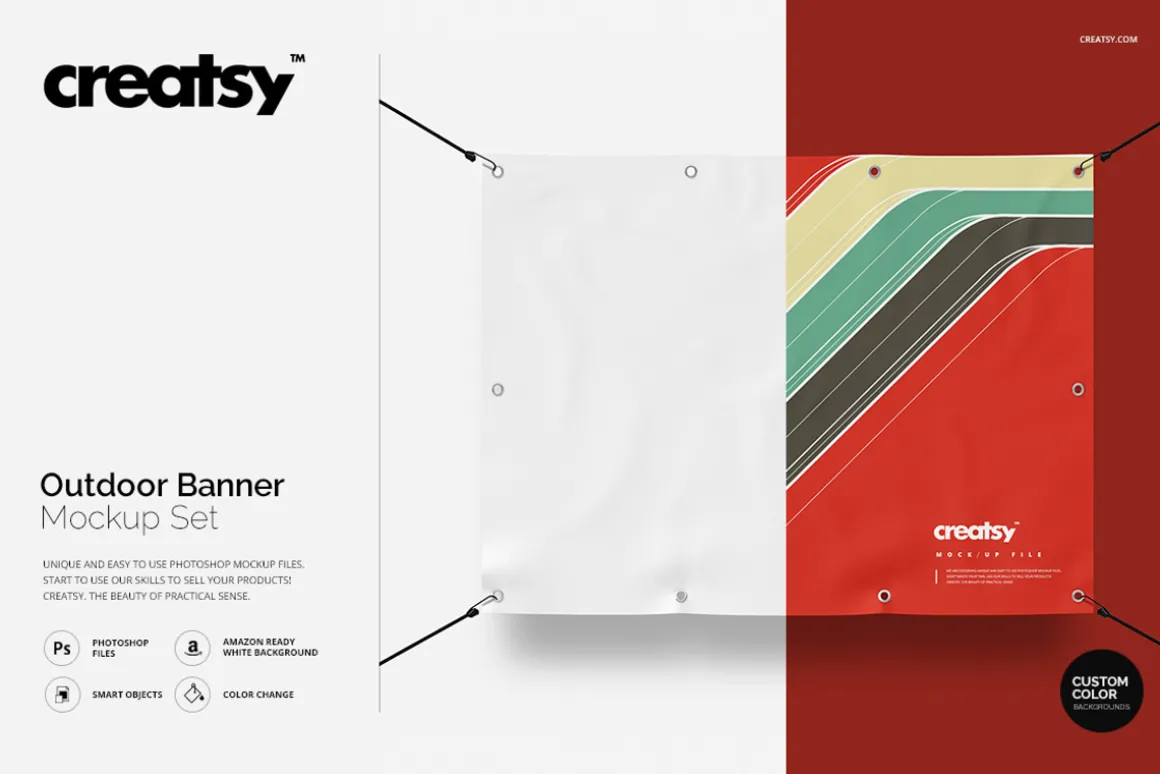 Outdoor Banner Mockup Set
