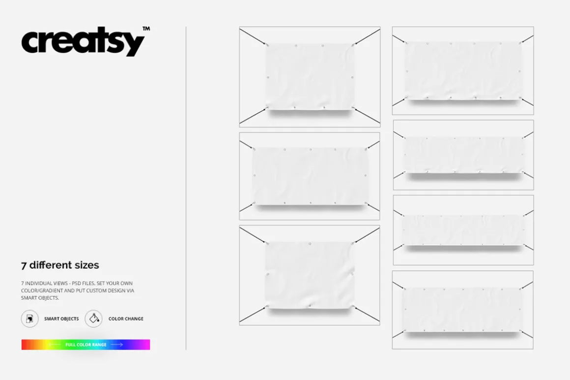 Outdoor Banner Mockup Set
