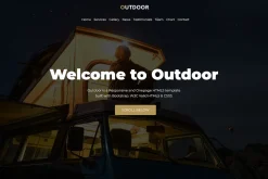 Outdoor - Onepage HTML5 Template