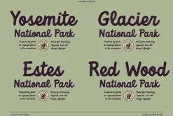 Outdoor Script | National Park Font