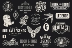 OUTLAW LEGENDS Font Duo + Extra