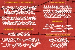 Overals Wildstyle Graffiti Font