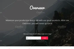 Overseer One Page HTML Template