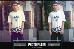 8 Oversized T-shirt Mockup
