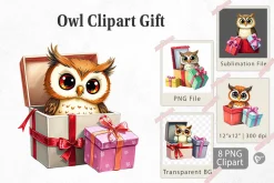 Owl Clipart Gift