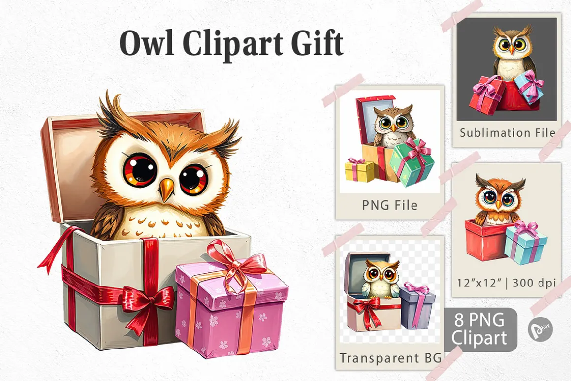 Owl Clipart Gift