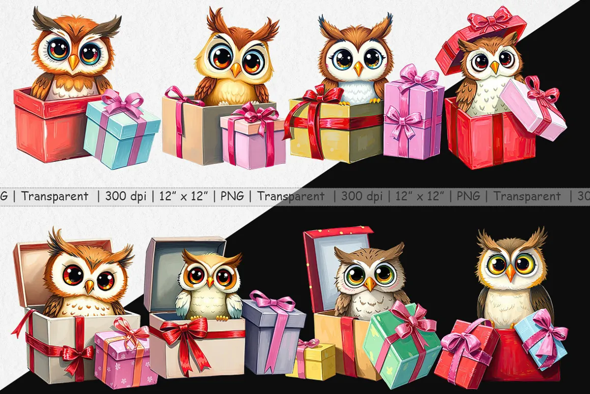 Owl Clipart Gift