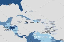 Pacific Centered World Map