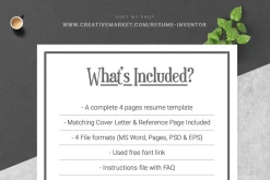 2Page Graphic Designer Simple Resume