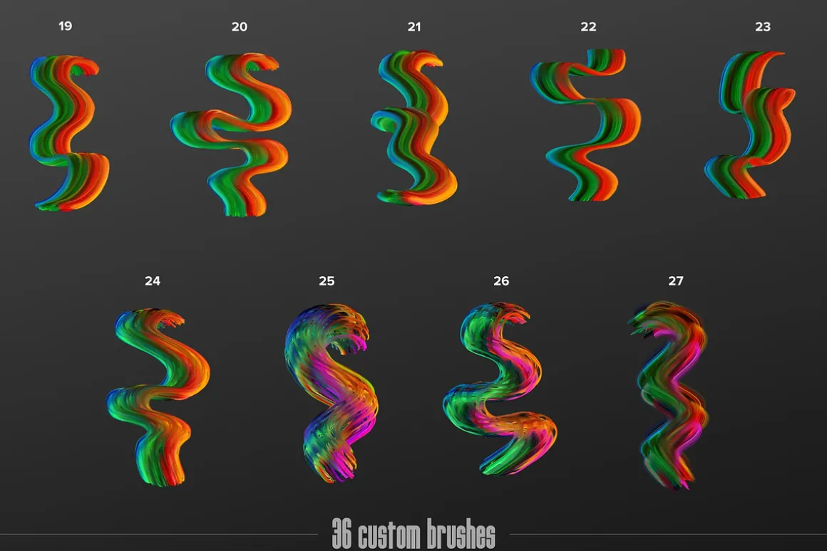 Painter: Multicolor Affinity Brushes