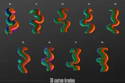 Painter: Multicolor Affinity Brushes