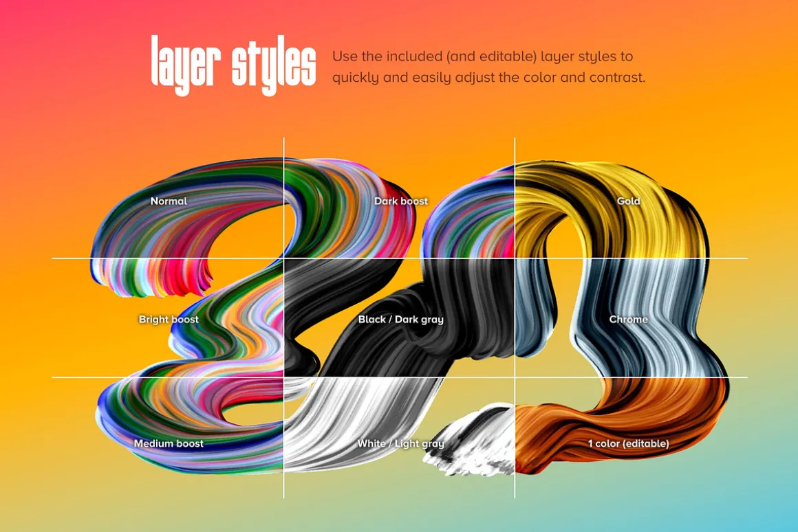 Painter: Multicolor Affinity Brushes