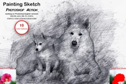 Painting Sketch Photoshop Action