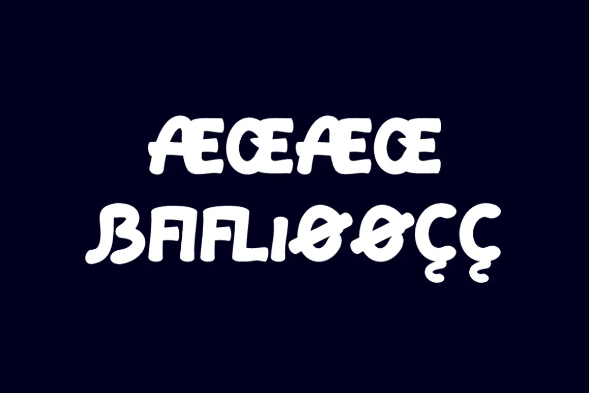 Paint Stampel - Liquid & Marker Font