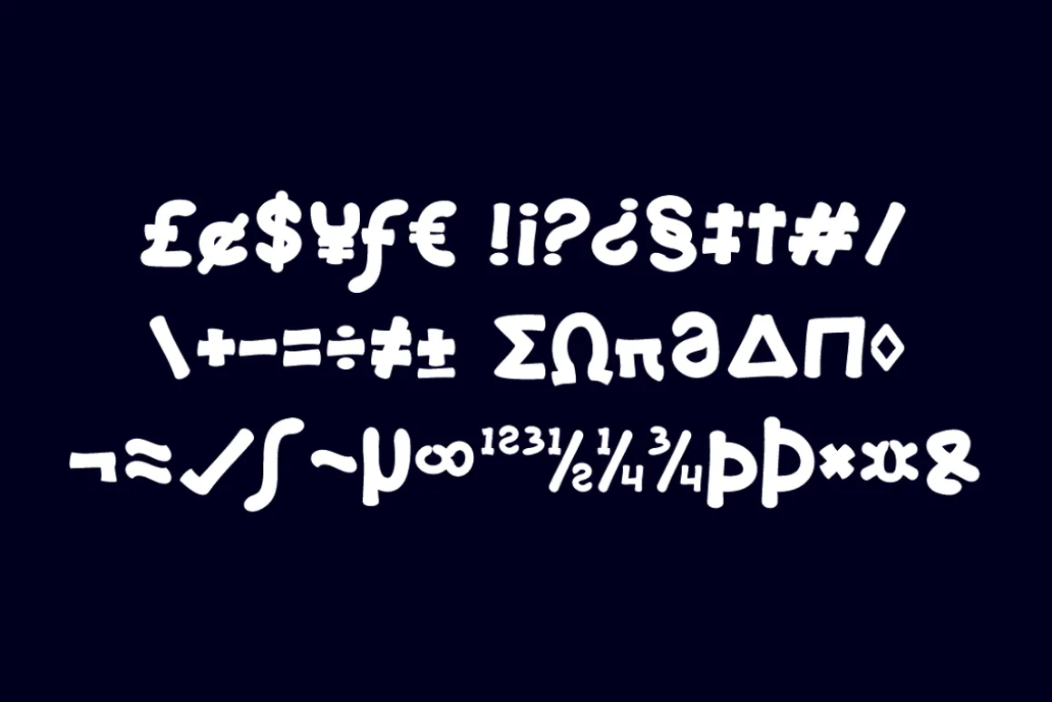 Paint Stampel - Liquid & Marker Font