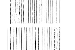 Paint Stroke Brushes. Pen Ink grunge