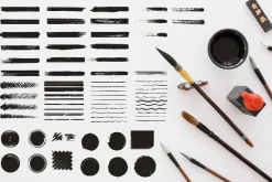 Paint Strokes Brushes. Pen Ink grung