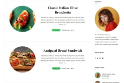 Palmio - Food Recipe Blog Theme