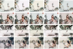 20 Palm White Lightroom Presets LUTs