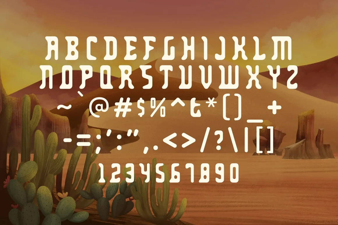 Palo Santo - Mexican Desert Typeface