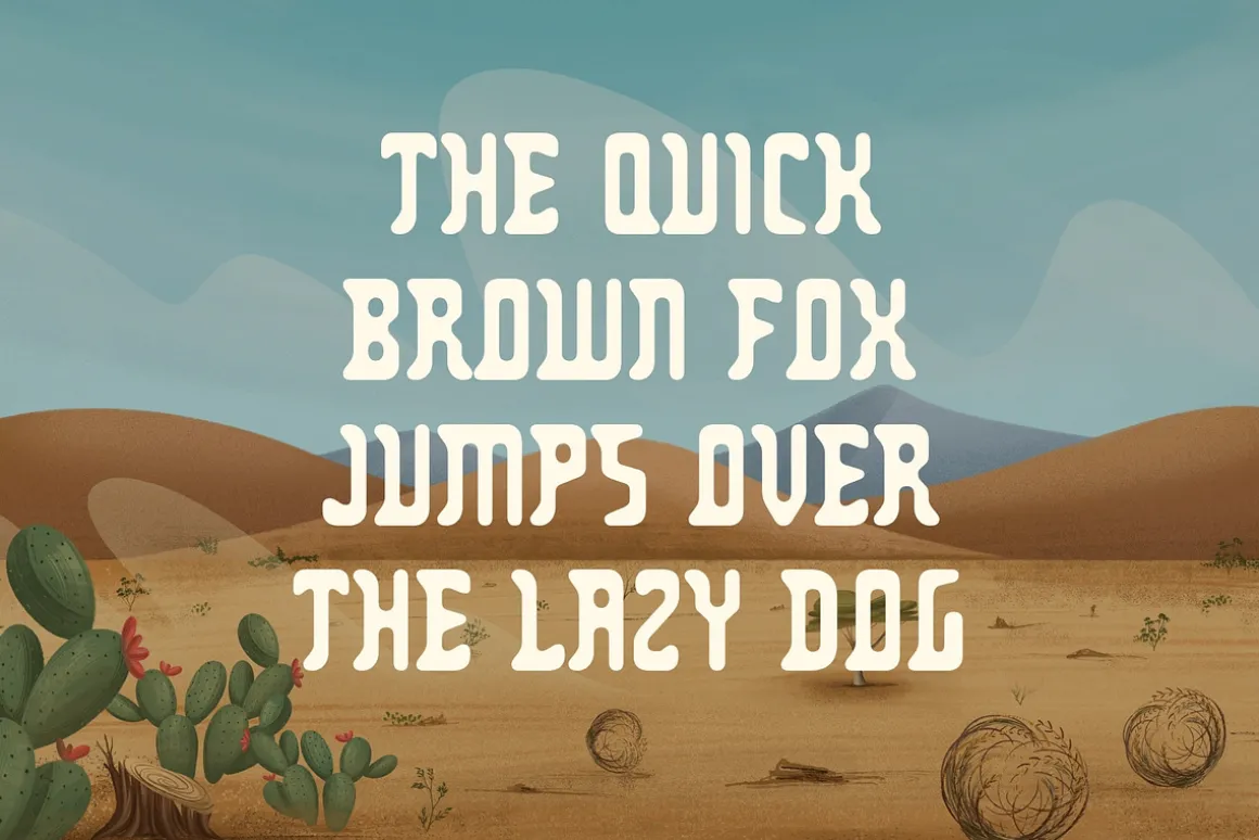 Palo Santo - Mexican Desert Typeface