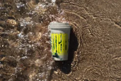Paper Coffee Cup on the Beach Mockup