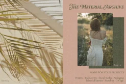 Paper Fabric Texture Overlays White