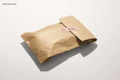 Paper Bag with Stickers Mockup Set