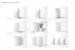 Paper Coffee Bag Mockup Set