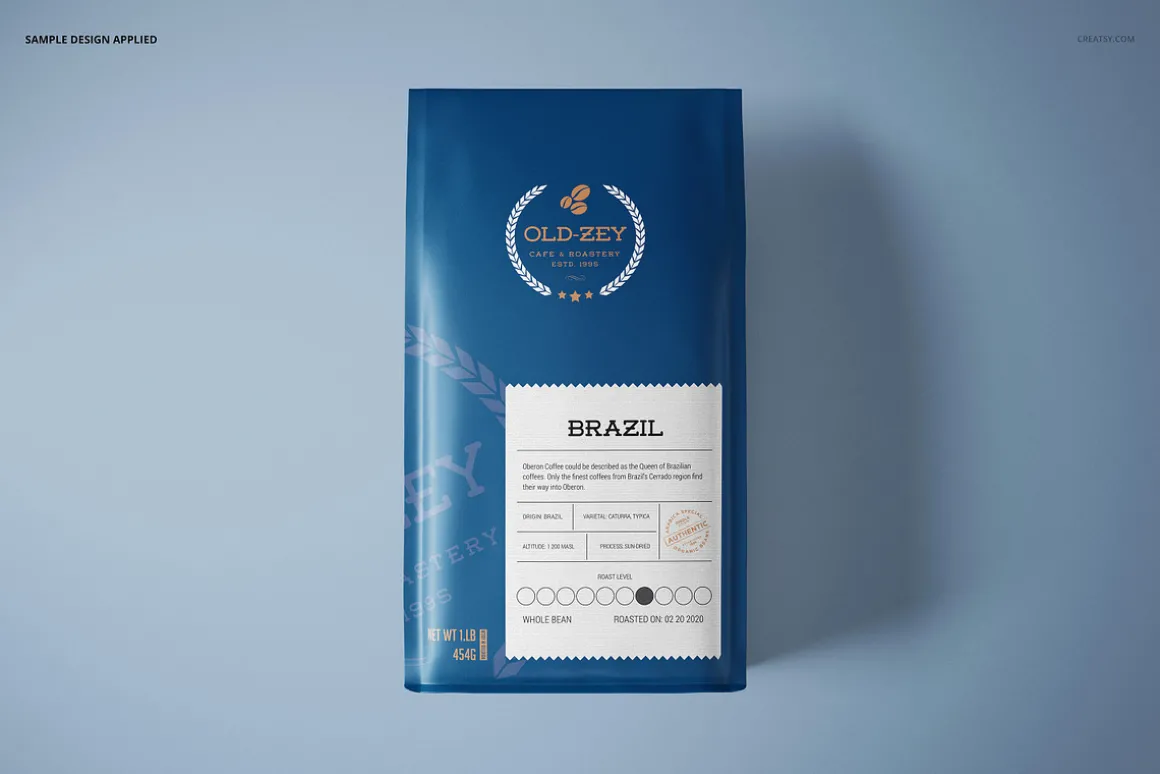 Paper Coffee Bag Mockup Set