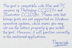 Paperink - Color SVG Fonts
