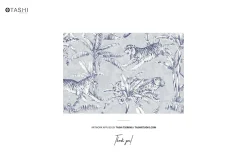 Paper Wallpaper Mockup Set v.3