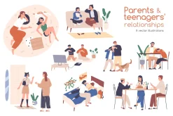 Parent - teenager relationships set