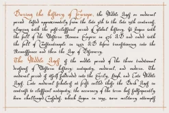 Parochus medieval script font family