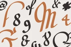 Parochus medieval script font family