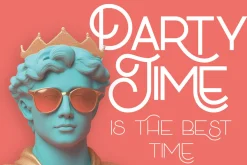 Party Time Modern Ligature Font