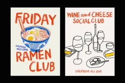 Pasta and Wine Bitmap SVG Font
