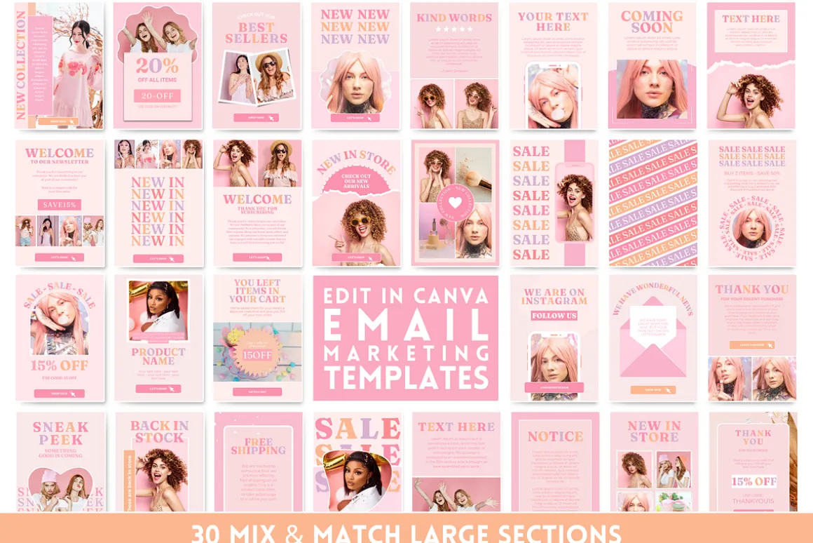 Pastel Email Templates