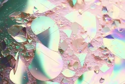 Pastel Crystal Iridescent Texture