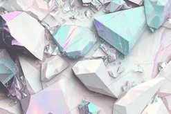 Pastel Crystal Iridescent Texture