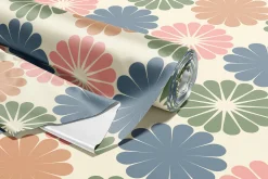 Pastel Geometric Flowers